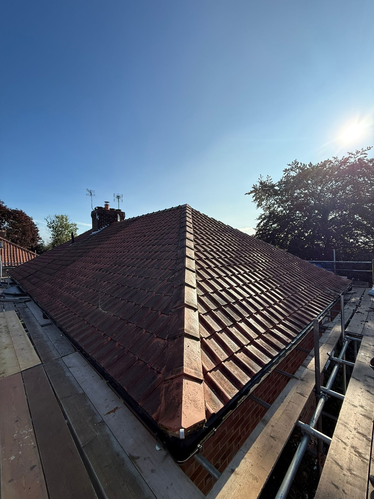 Hunters Way roof replacement: before view 2 of 5