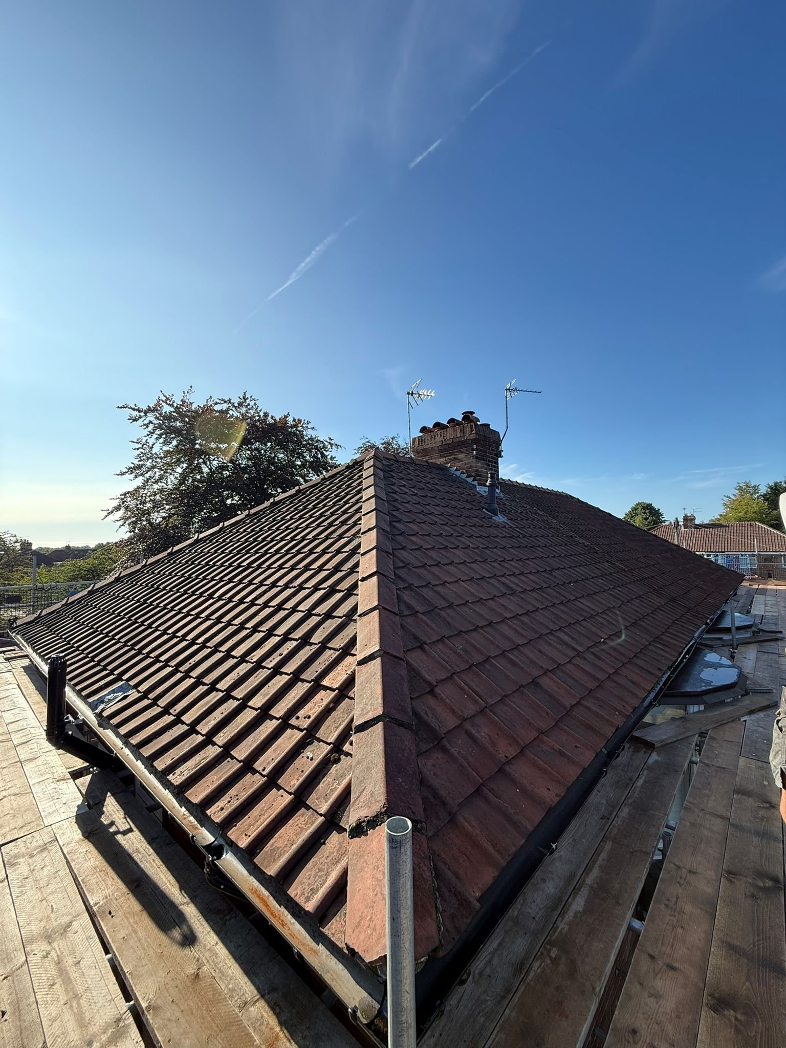 Hunters Way roof replacement: before view 5 of 5