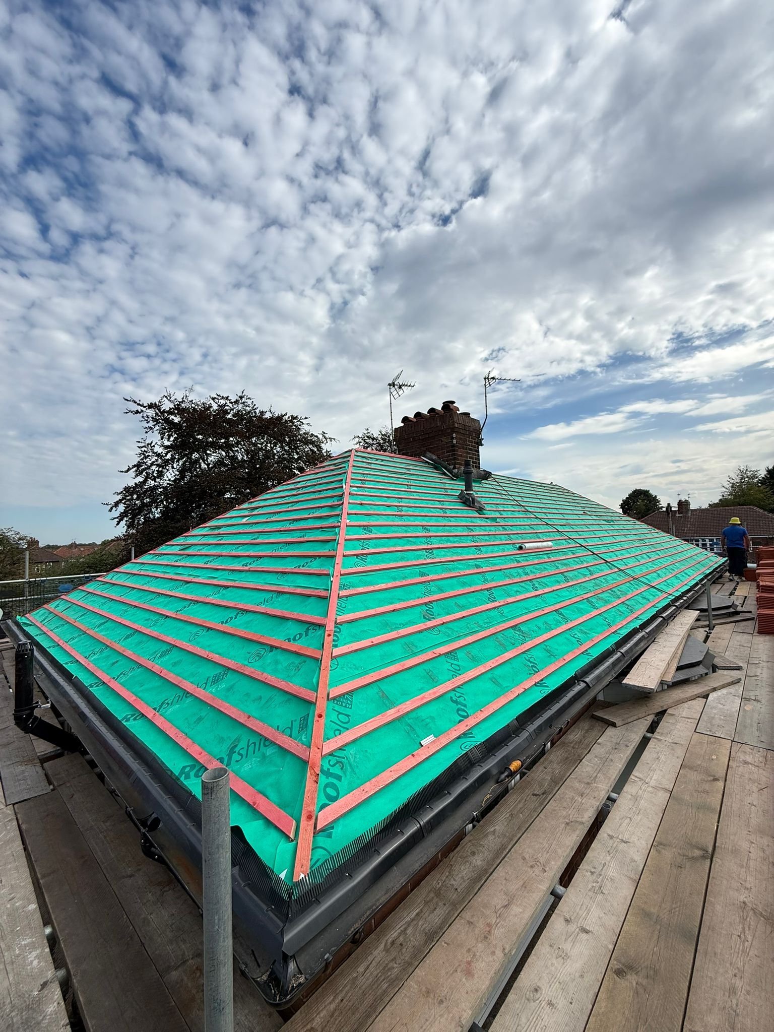 Hunters Way roof replacement: during view 2 of 4