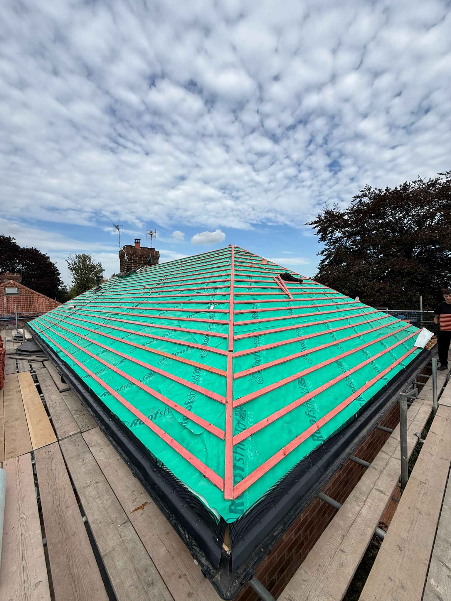 Hunters Way roof replacement: during view 3 of 4