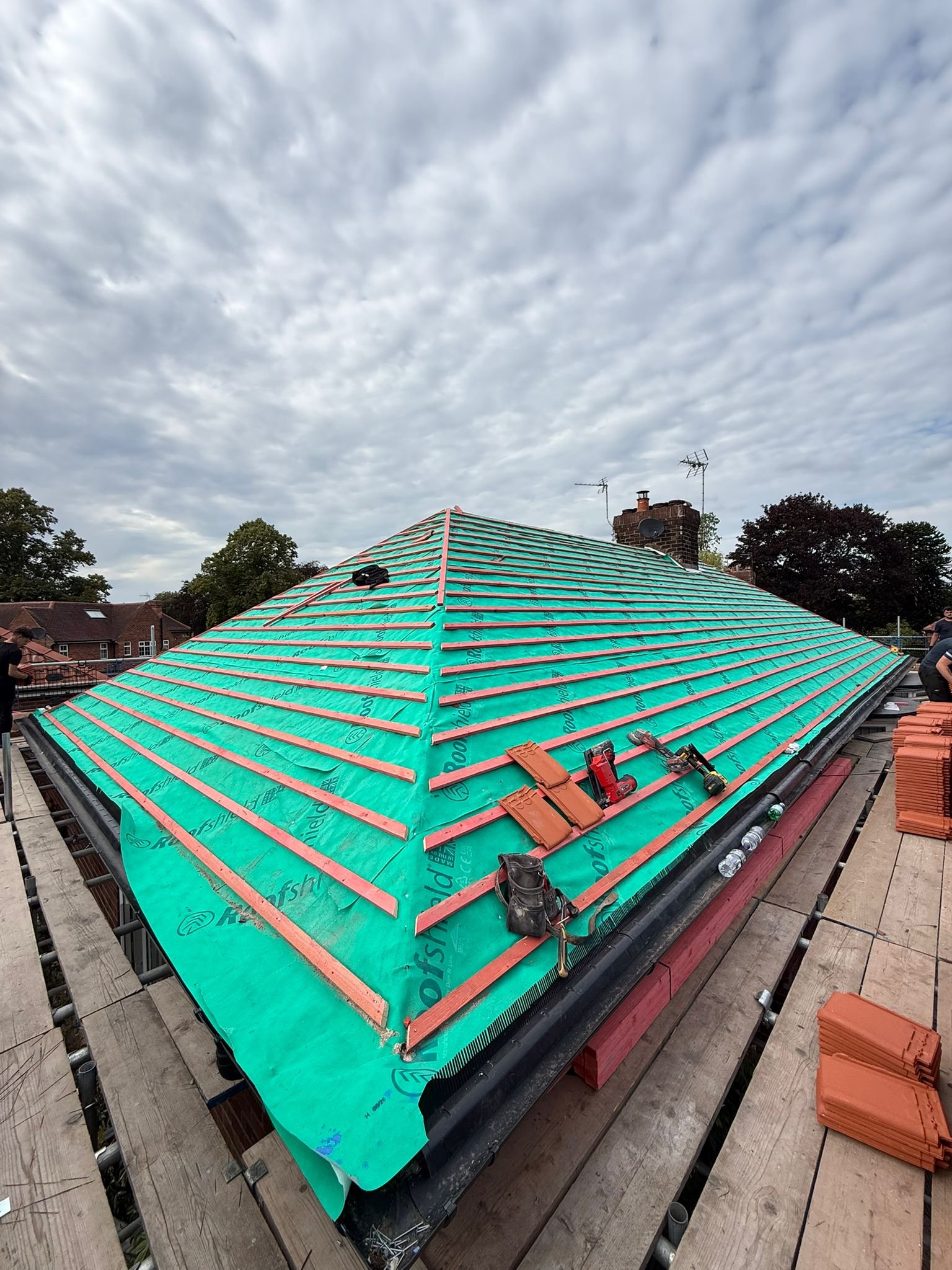 Hunters Way roof replacement: during view 4 of 4