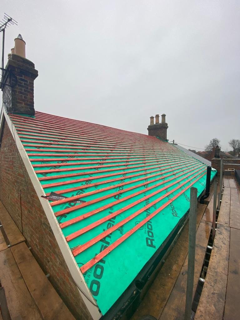 Roof condensation or damp roofing work