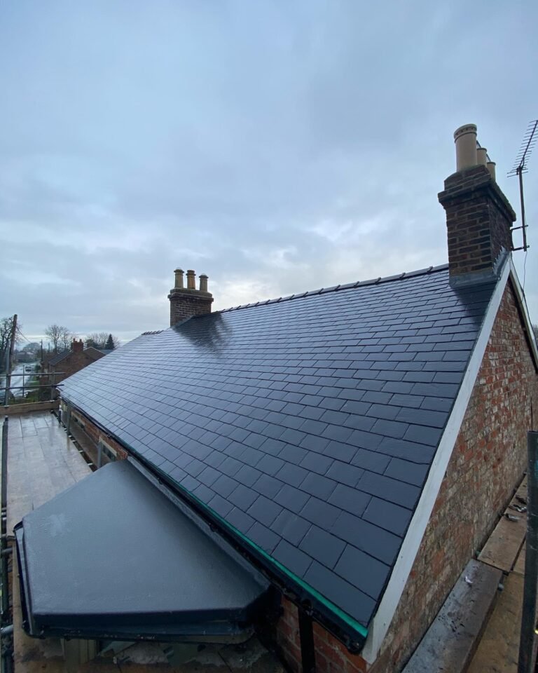 New slate roof after 2